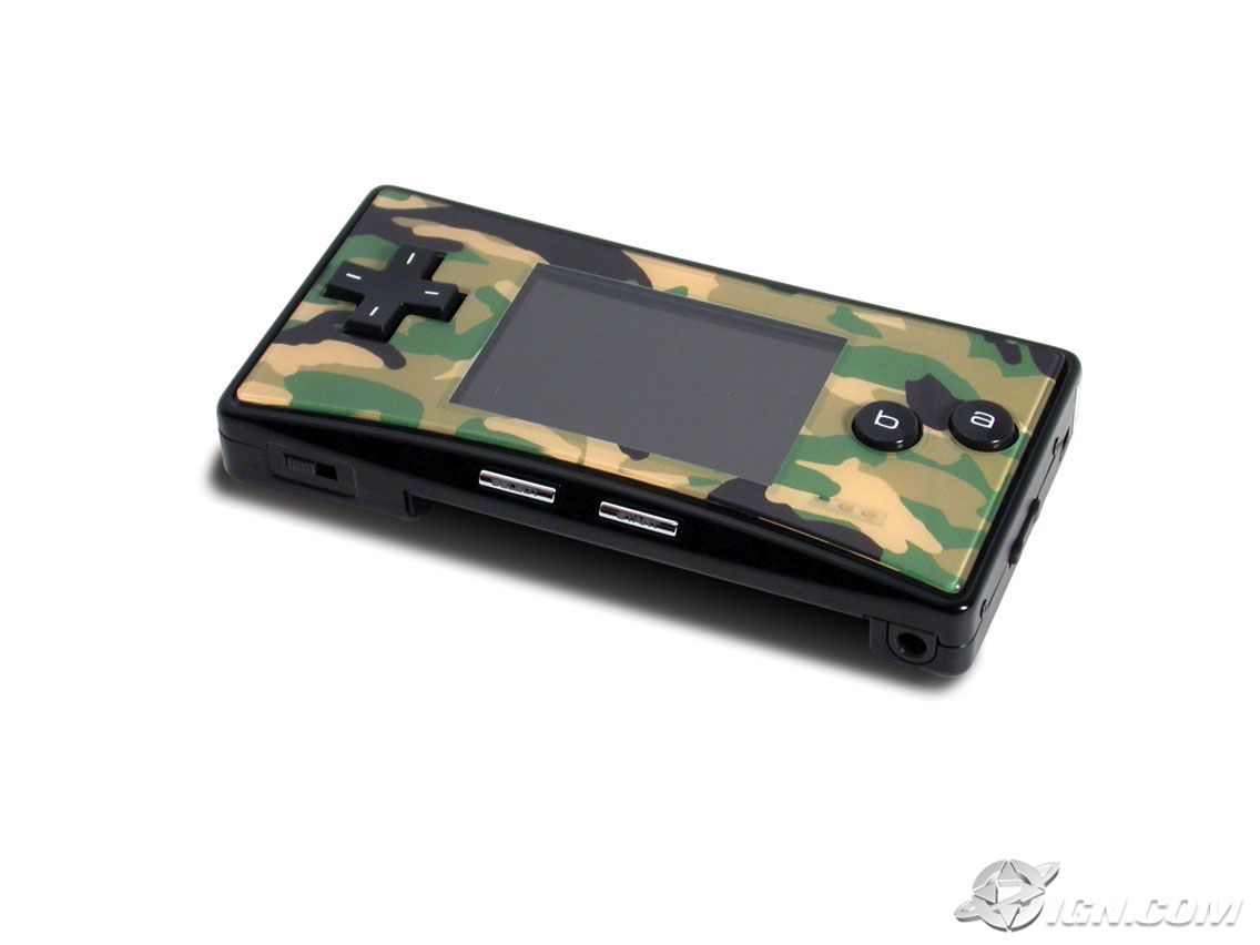 Gameboy Micro - camo